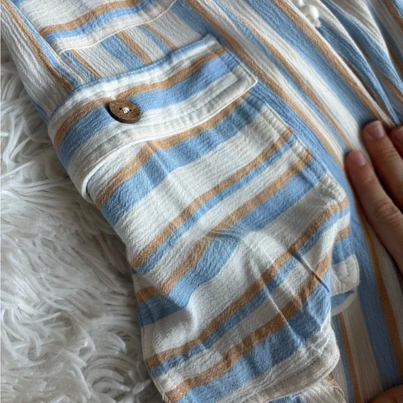 ROXY Precious Cargo Beach Pants Striped - Picture 10 of 11